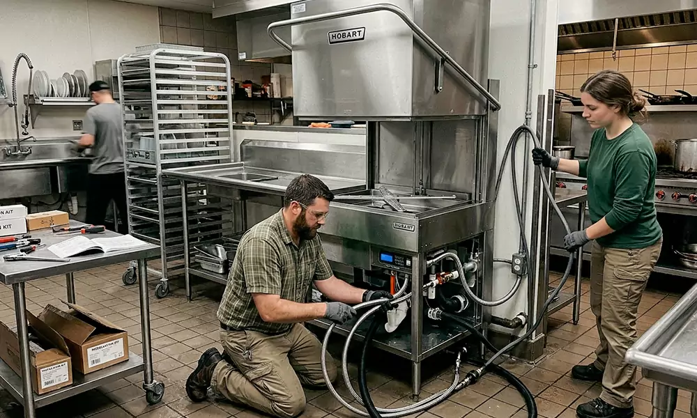 Commercial Dishwasher Installation in Nashua, NH