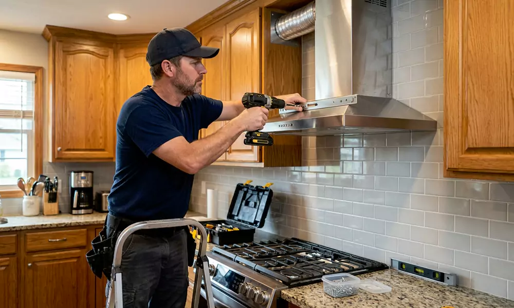 Range Hood Installation in Nashua, NH