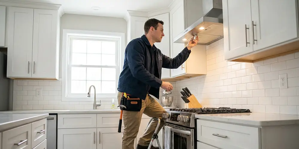 Range Hood Light Bulb Replacement in Nashua, NH
