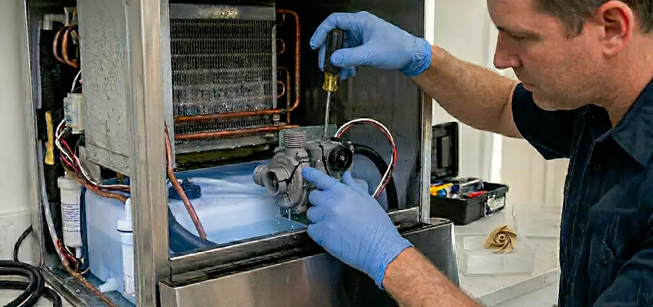 Commercial Ice Maker Water Pump Repair in Nashua