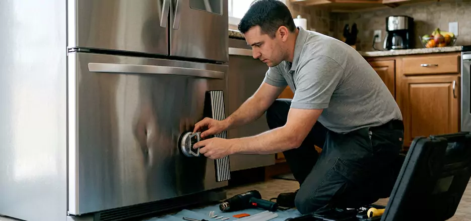 Refrigerator Panel Dent Repair in Nashua