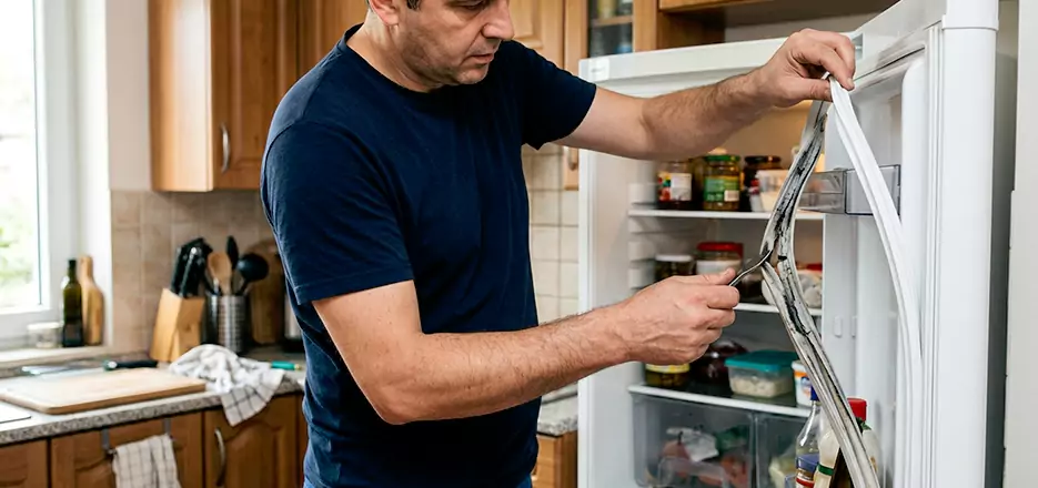 Replace Worn Refrigerator Seal in Nashua