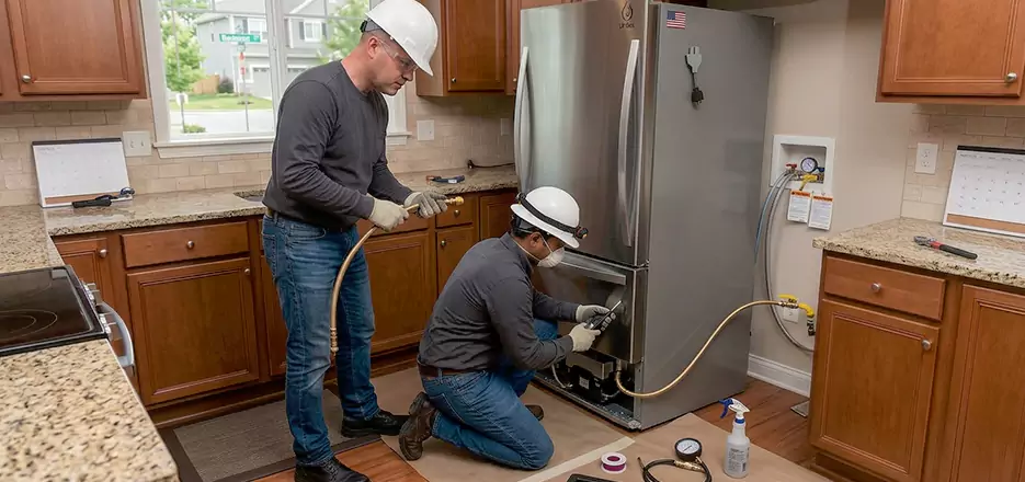 Propane Refrigerator Installation in Nashua